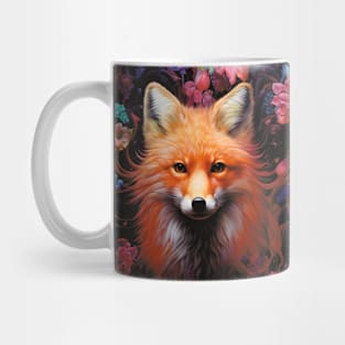 Fox in Flowers Mug